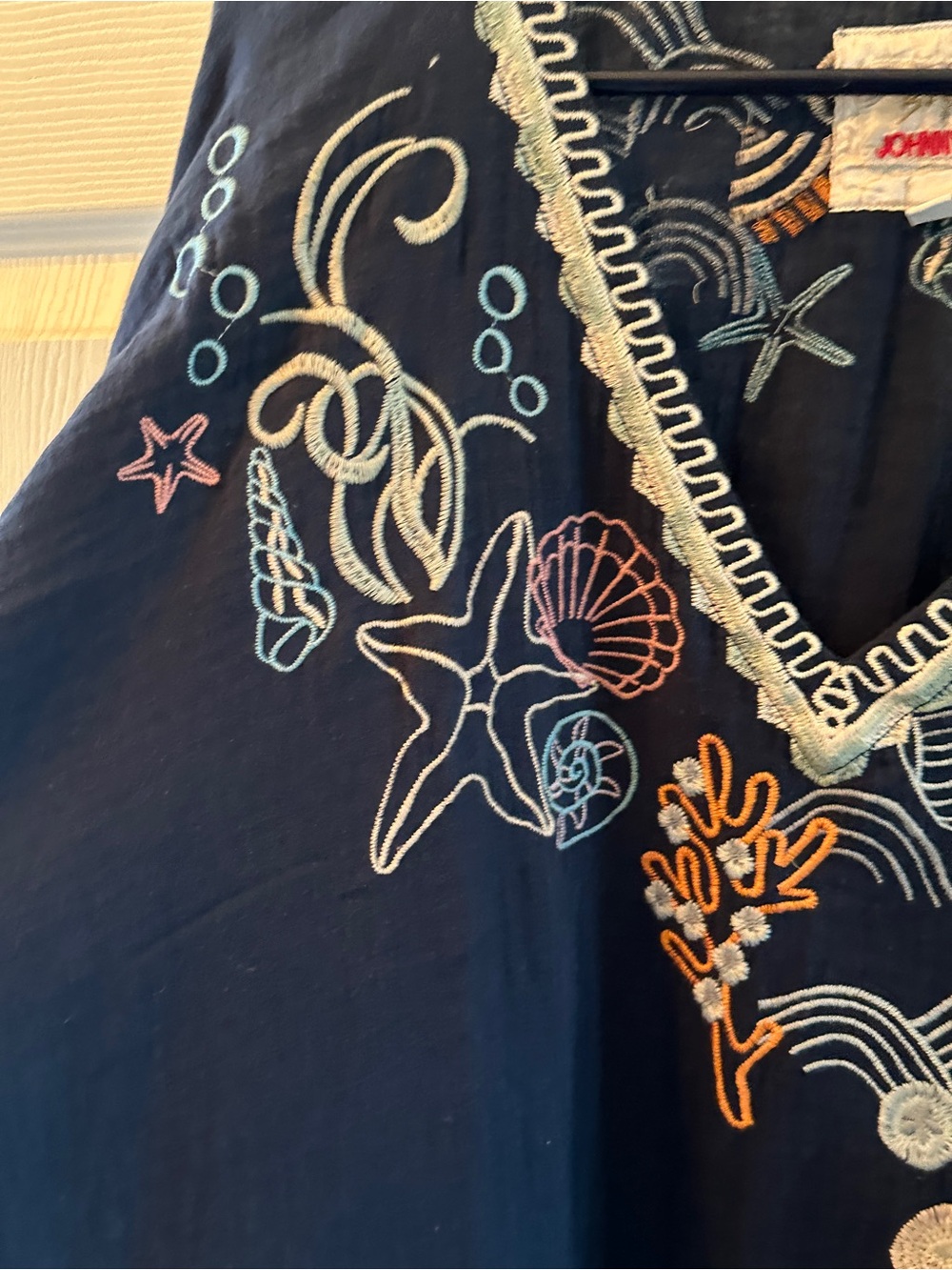 Johnny Was Biya Myrtle Sea Life Tunic - Picture 4 of 16